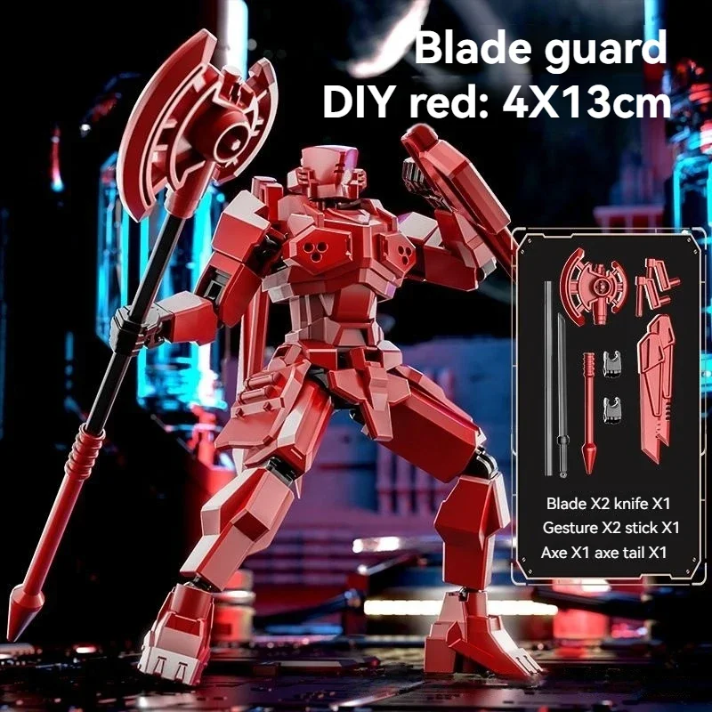 3D Printing Robot - Modelo de robô guerreiro com lâmina