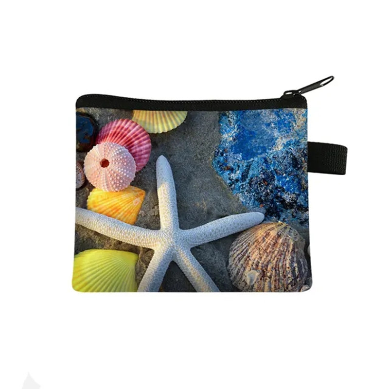3D Printing Card - Bolsa de Moedas Feminina para Lazer