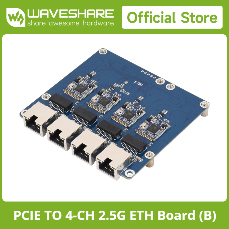Raspberry Pi 3D Print - Placa Waveshare PCIe para 4 canais