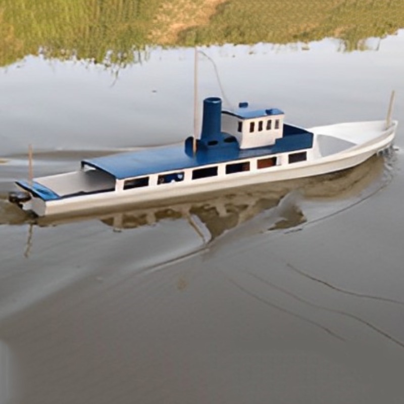 3D Printing Rc Boat - Barco rc 60cm romântico pequeno barco