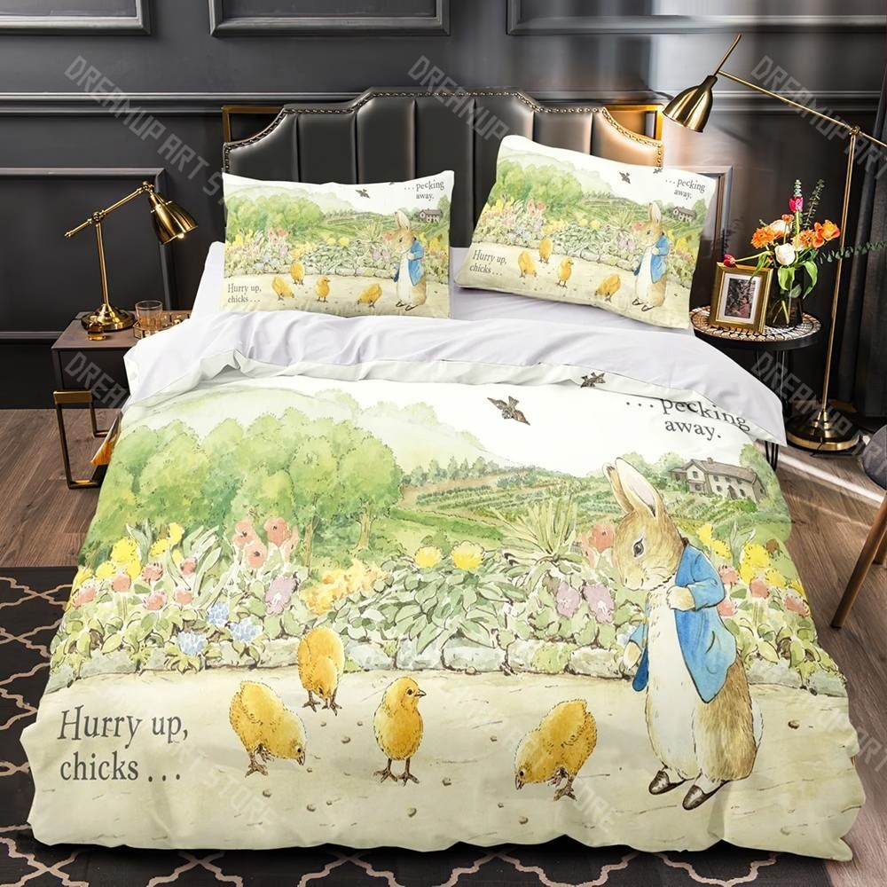 3D Printing Rabbit - Conjunto de Cama 3D Impresso com