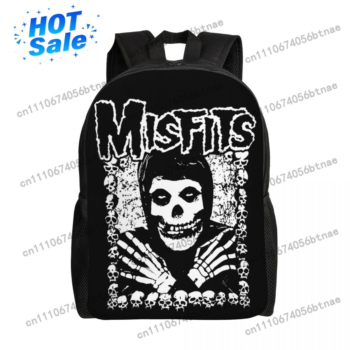 3D Printing Rock - Mochila personalizada Misfits Rock Punk Skull