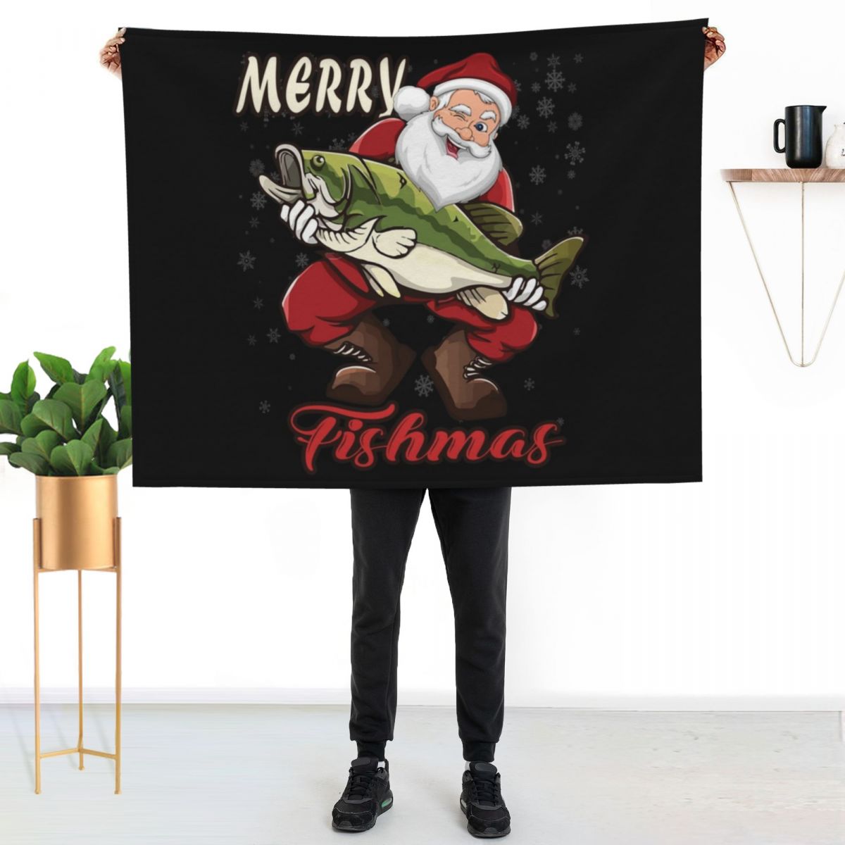 Feliz Natal de Pesca - Engraça - 3D Printing Xmas Ideas avaliação e preço
