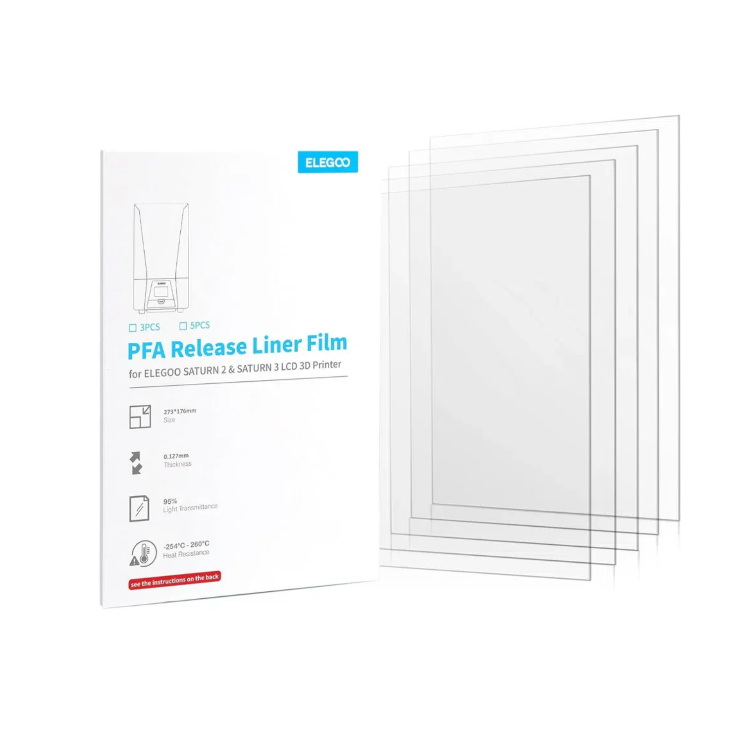 Filme para ELEGOO PFA Liberaçã - 3D Printing Elegoo avaliação e preço
