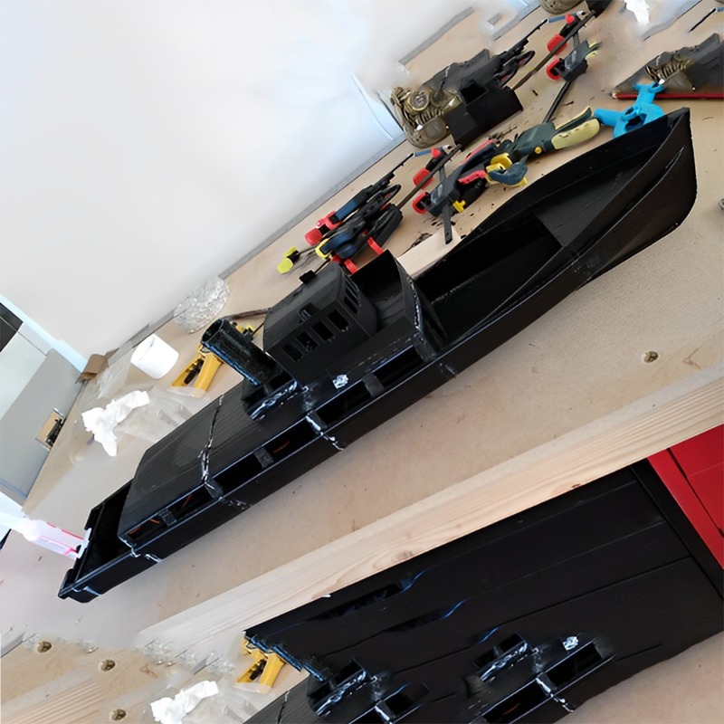 Barco rc 60cm romântico pequen - 3D Printing Rc Boat avaliação e preço