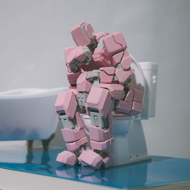 Nova Boneca Articulada Ultra-M - 3D Printing Robot avaliação e preço