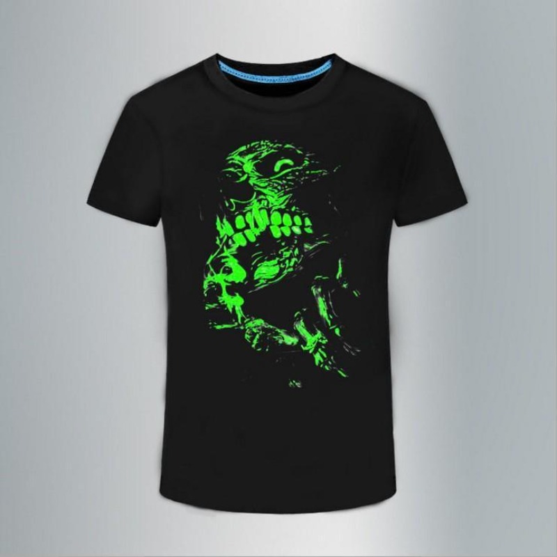 Camiseta Masculina 3D Luminosa - 3D Printing Rock avaliação e preço