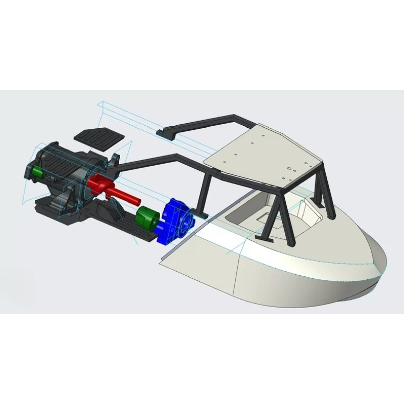 Kit DIY de Peças para Upgrade, - 3D Printing Rc Boat avaliação e preço