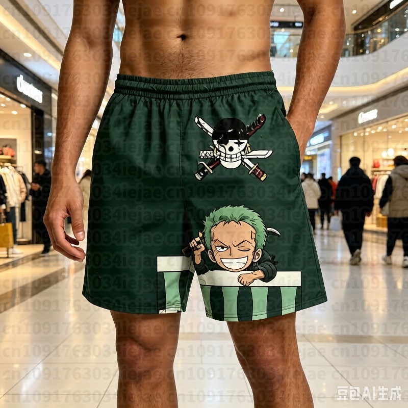 Shorts 3D One Piece: Shanks, S - 3D Printing Desk avaliação e preço