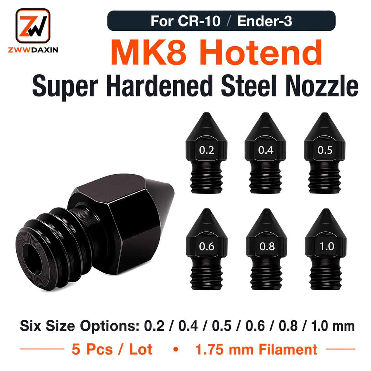 Bico de Aço Super Reforçado MK - 3D Printing News avaliação e preço