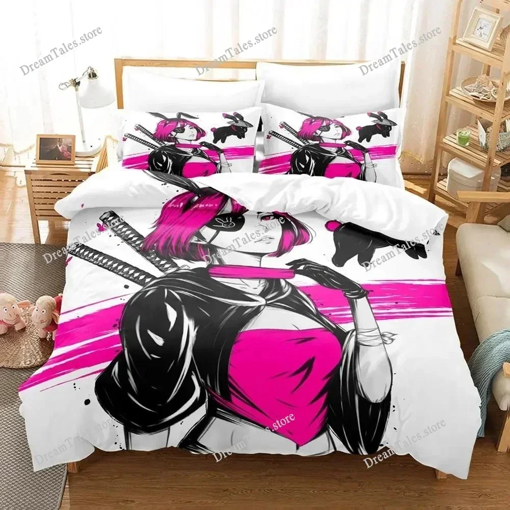 Conjunto de Cama Anime Samurai - 3D Printing Rabbit avaliação e preço