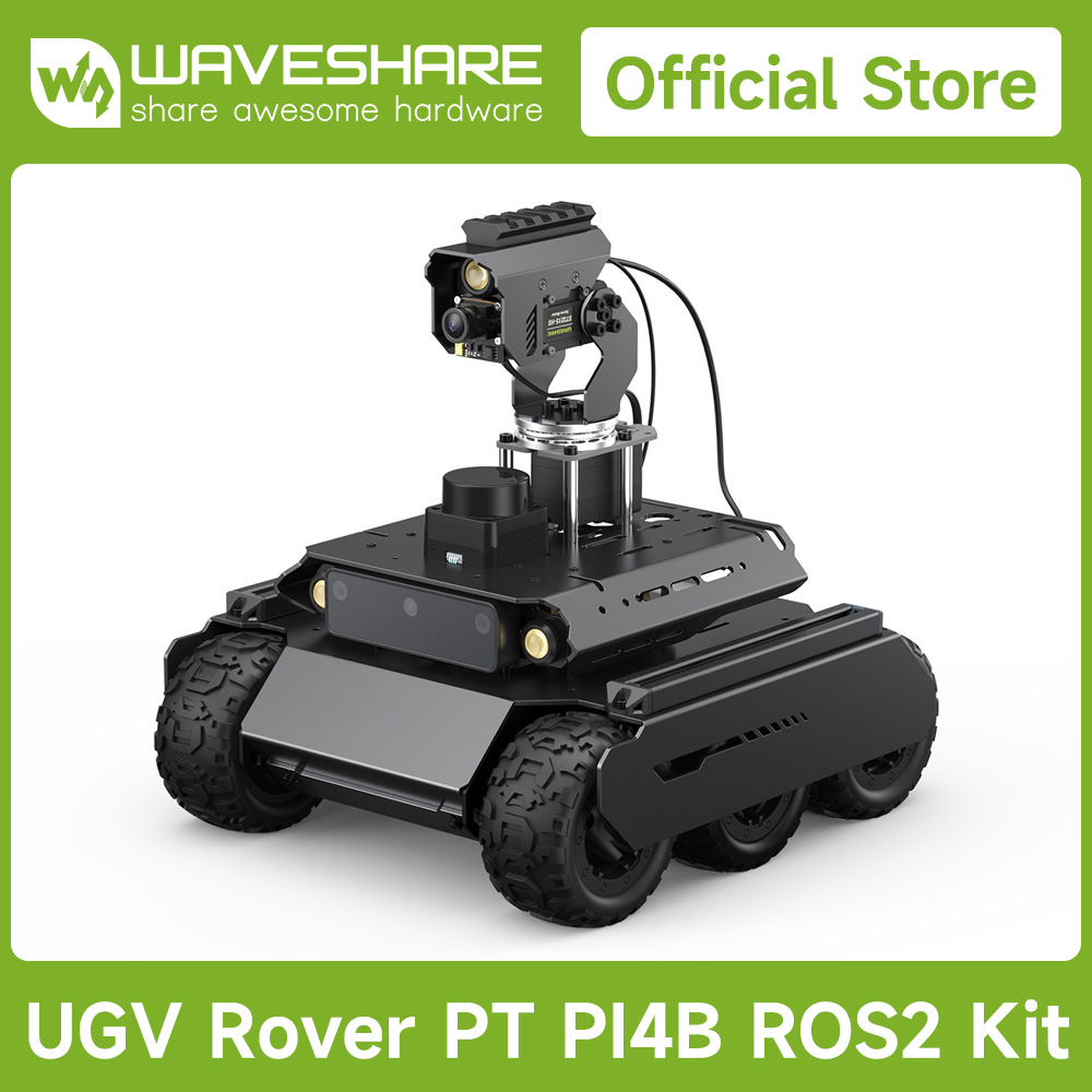 Waveshare Rover ROS 2 Robô 4WD - Raspberry Pi 3D Print avaliação e preço